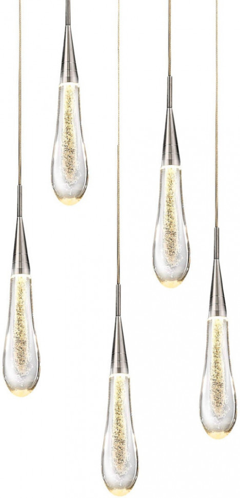 Подвесной светильник Pour MD-023B-5 chrome DeLight Collection