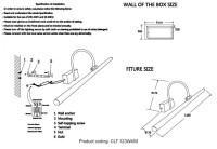 Подсветка для картин Crystal Lux CLT 123W450 CH Подсветка для картин Crystal Lux CLT 123W450 CH