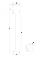 Наземный фонарь Faro O039FL-01B Maytoni Наземный фонарь Faro O039FL-01B Maytoni