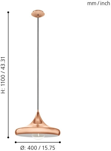 Подвесной светильник Coretto 2 94742 Eglo