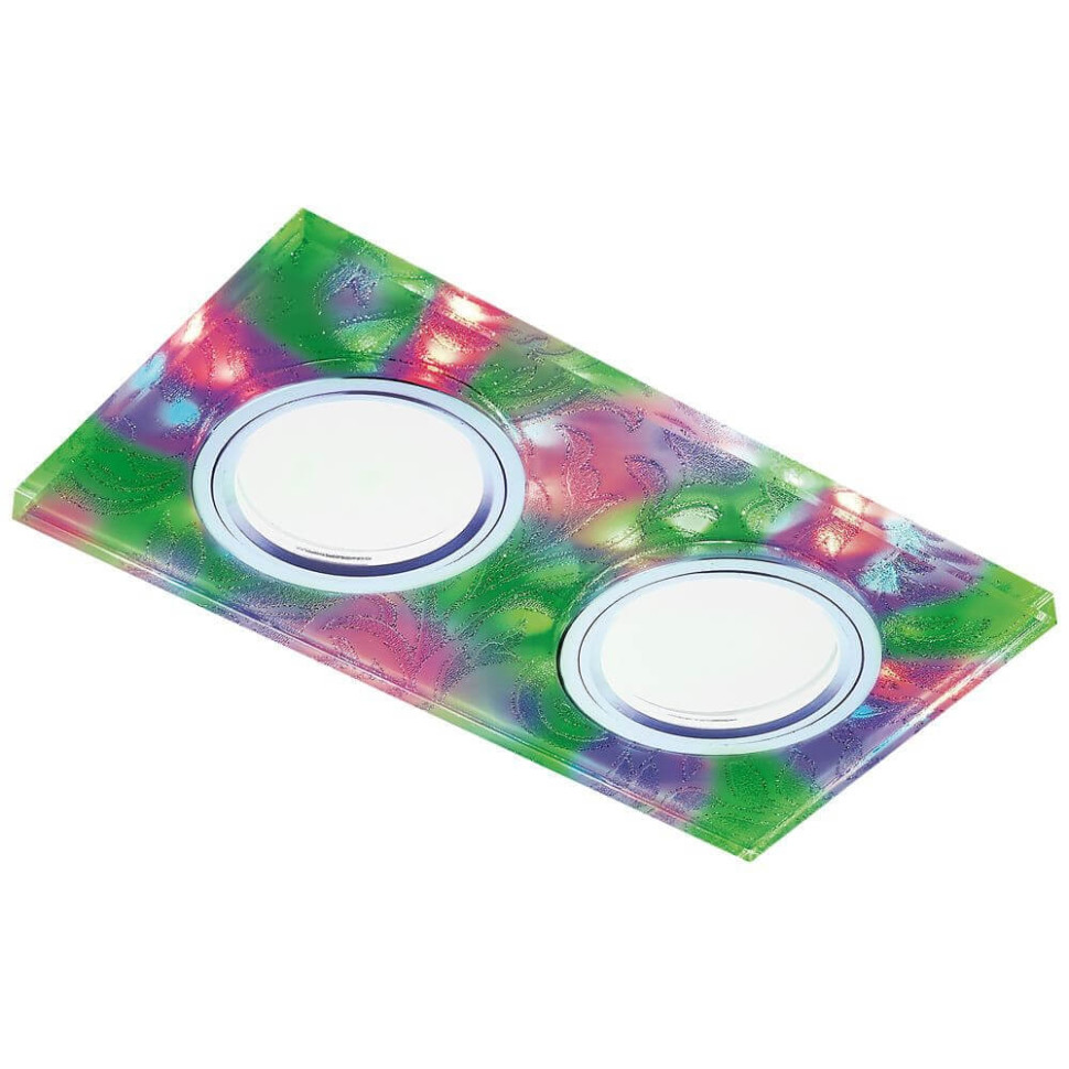 Точечный светильник Декоративные Led+mr16 S234/2 W/CH/M Ambrella