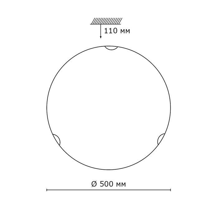 Настенно-потолочный светильник Vuale 308 Sonex