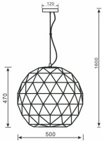 Подвесной светильник Asterope round 342131 Deko-Light