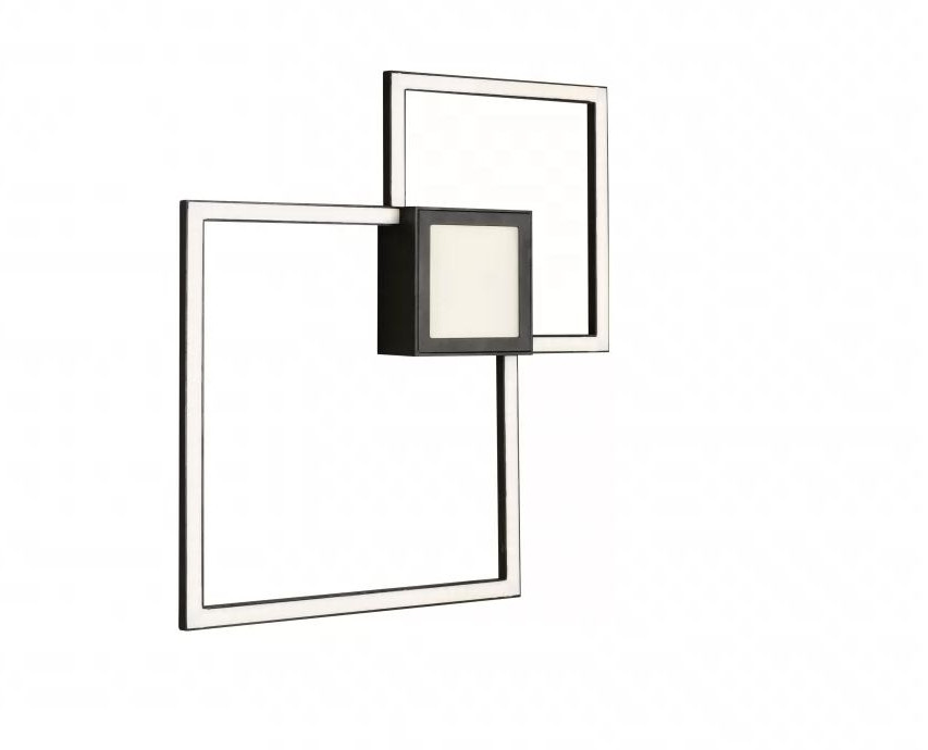 Настенно-потолочный светильник Galaxy X046424 24W 3000K BK iLedex