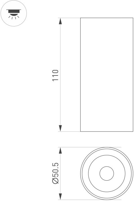 Точечный светильник GABI SURFACE 052336 Arlight