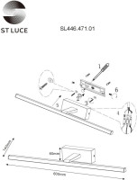 Подсветка для картин Mareto SL446.471.01 ST Luce