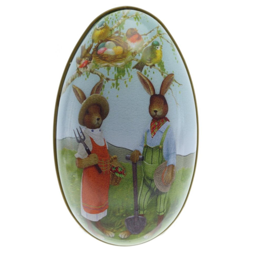 Изделие декоративное "Яйцо-шкатулка", L11 W7 H7 см