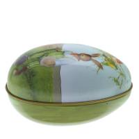 Изделие декоративное "Яйцо-шкатулка", L11 W7 H7 см