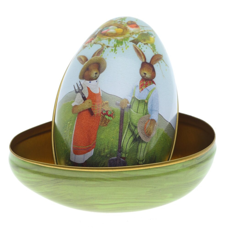 Изделие декоративное "Яйцо-шкатулка", L11 W7 H7 см