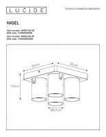 Спот Lucide Nigel 09929/20/02