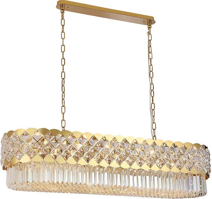 Подвесная люстра 8300 8300/120 oval gold polished Newport