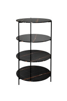 Стеллаж с полками черный Стеллаж с полками черный