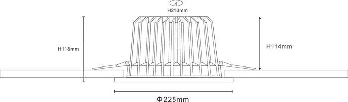 Точечный светильник Loop DL18838/38W White R Dim 4000K Donolux