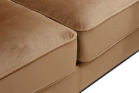 Диван Siena трехместный велюровый коричневый