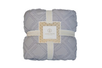 Покрывало "Квадро" 180х230см серое