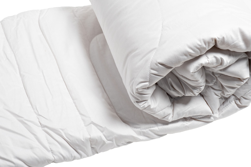 Одеяло "Лино" 200*220см термополотно Лен/лебяжий пух