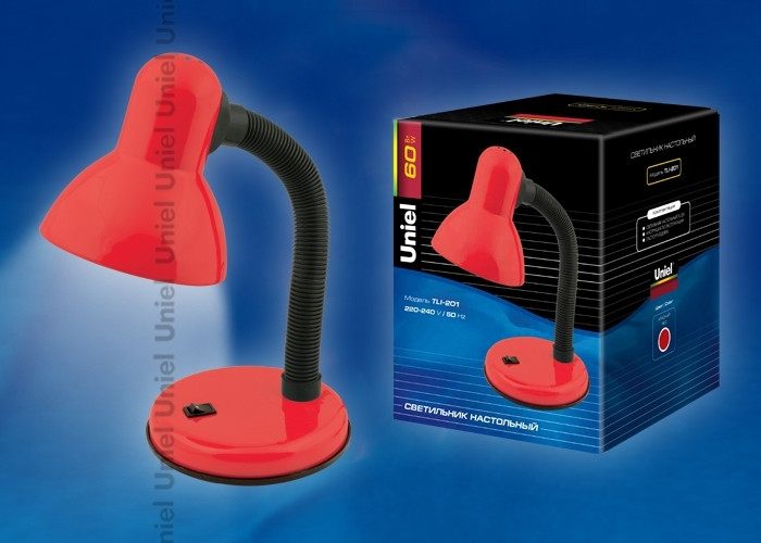 Интерьерная настольная лампа  TLI-201 Red. E27 Uniel
