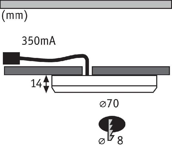 Точечный светильник  93547 Paulmann