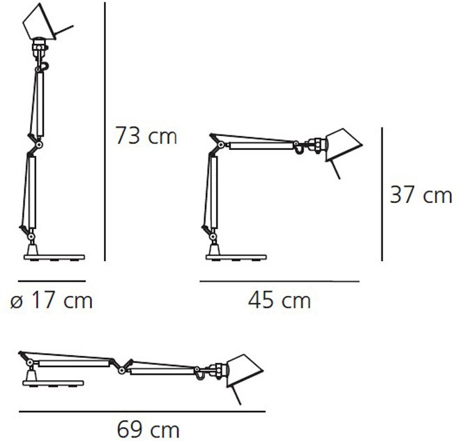 Офисная настольная лампа Tolomeo Micro A011860 Artemide