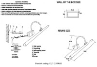 Подсветка для картин Crystal Lux CLT 123W600 CH Подсветка для картин Crystal Lux CLT 123W600 CH