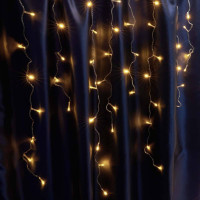 Уличная светодиодная гирлянда Feron Бахрома 230V желтый без мерцания CL22 41632 Уличная светодиодная гирлянда Feron Бахрома 230V желтый без мерцания CL22 41632