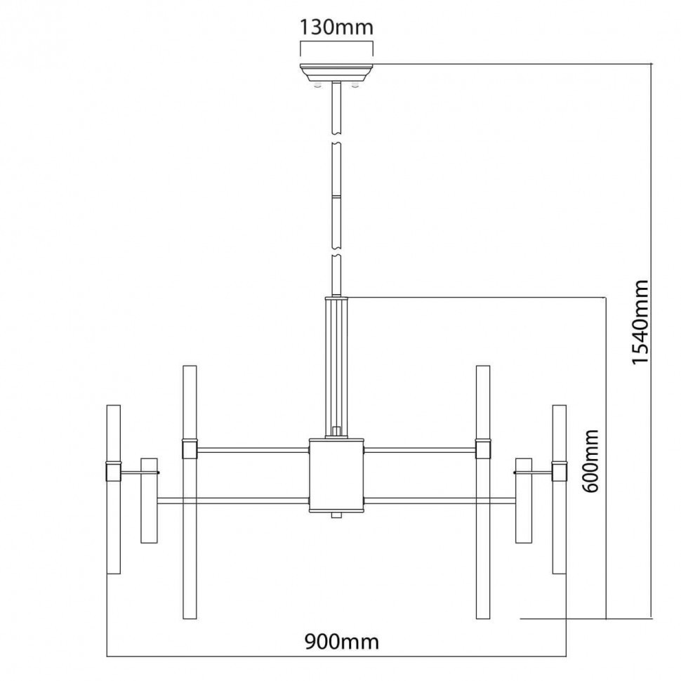 Подвесная люстра MW-Light Альгеро 285010910