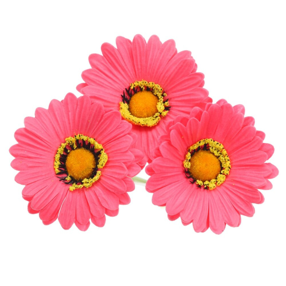 Цветы искусственные "Букет Гербер" (Real Touch), L12 W12 H33 см