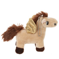 Игрушка набивная "Лошадка", с цепочкой, L14 W6 H10 см, 2в.