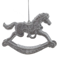 Украшение новогоднее "Лошадка", L8 W0,7 H7 см