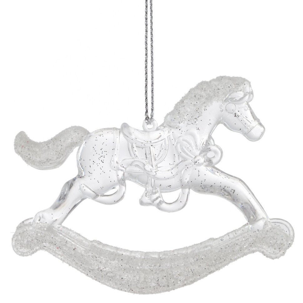 Украшение новогоднее "Лошадка", L8 W0,7 H7 см