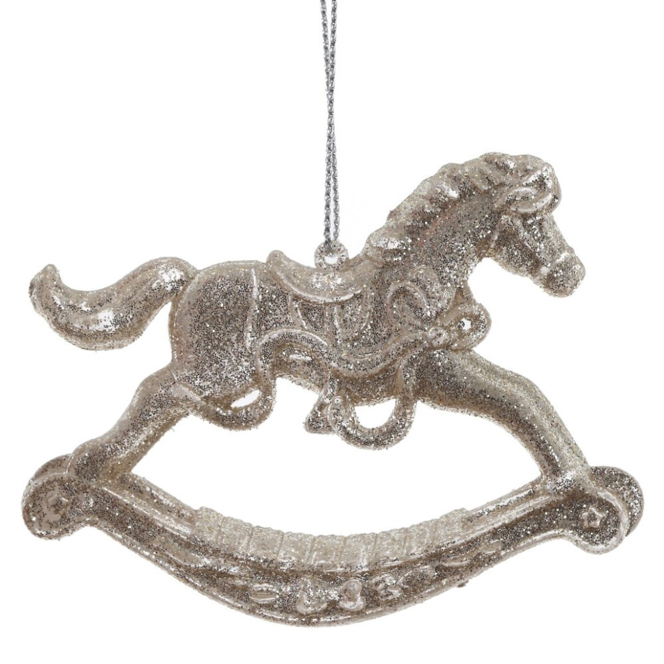 Украшение новогоднее "Лошадка", L8 W0,7 H7 см