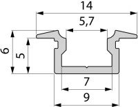 Профиль для светодиодной ленты ET-01-05 975083 Deko-Light