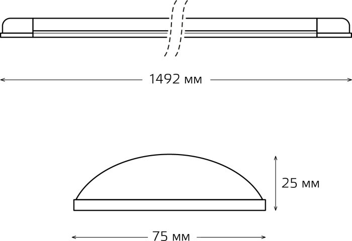 Настенно-потолочный светильник  144126350 Gauss