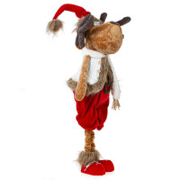 Игрушка набивная "Олень" (телескоп ноги), L58 W28 H122/65 см