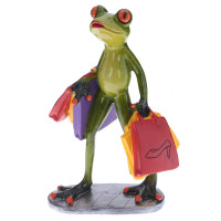 Фигурка декоративная "Лягушка", L11 W7,5 H19 см