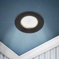 Точечный светильник  KL107 BK/GD ЭРА