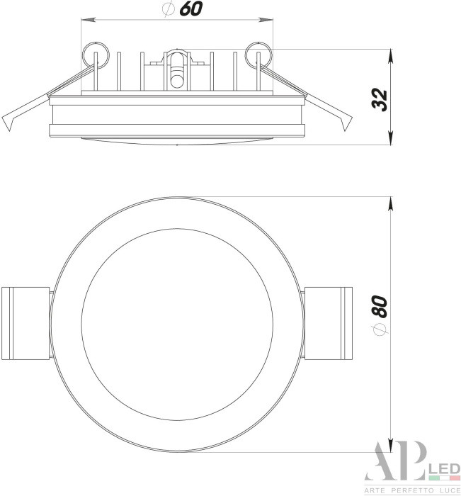 Точечный светильник Ingrid 3322.LD109R/7W/4K APL LED