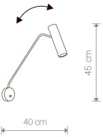 Бра Eye Super White 6487 Nowodvorski