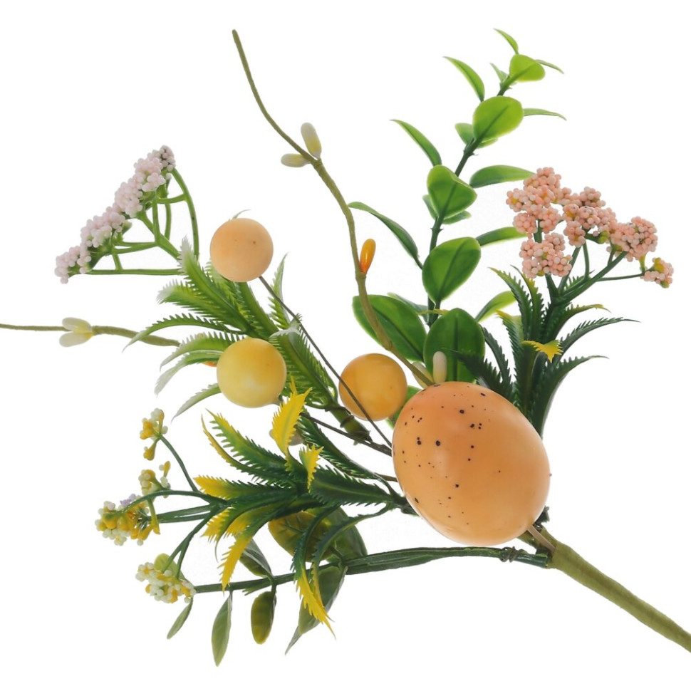Ветка искусственная "Пасхальная", L10 W6 H25 см
