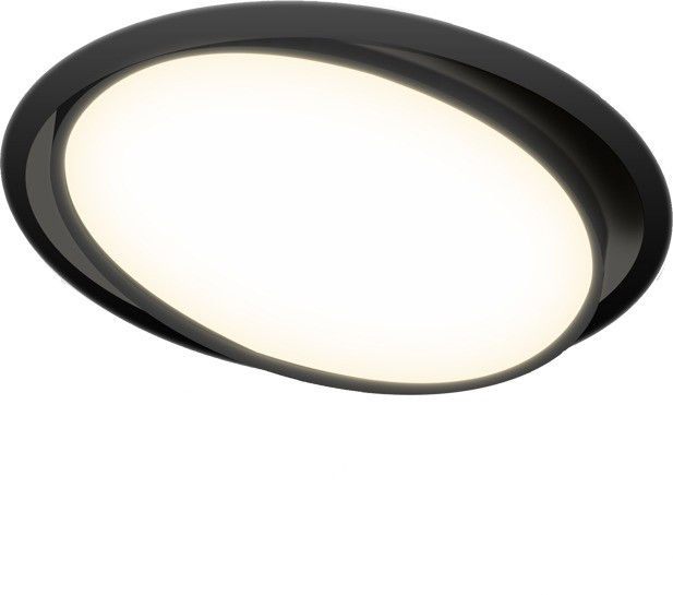 Точечный светильник Luna DL18813/9W Black R Donolux