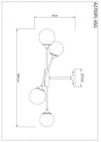 Потолочная люстра Marco A2703PL-6SG Arte Lamp