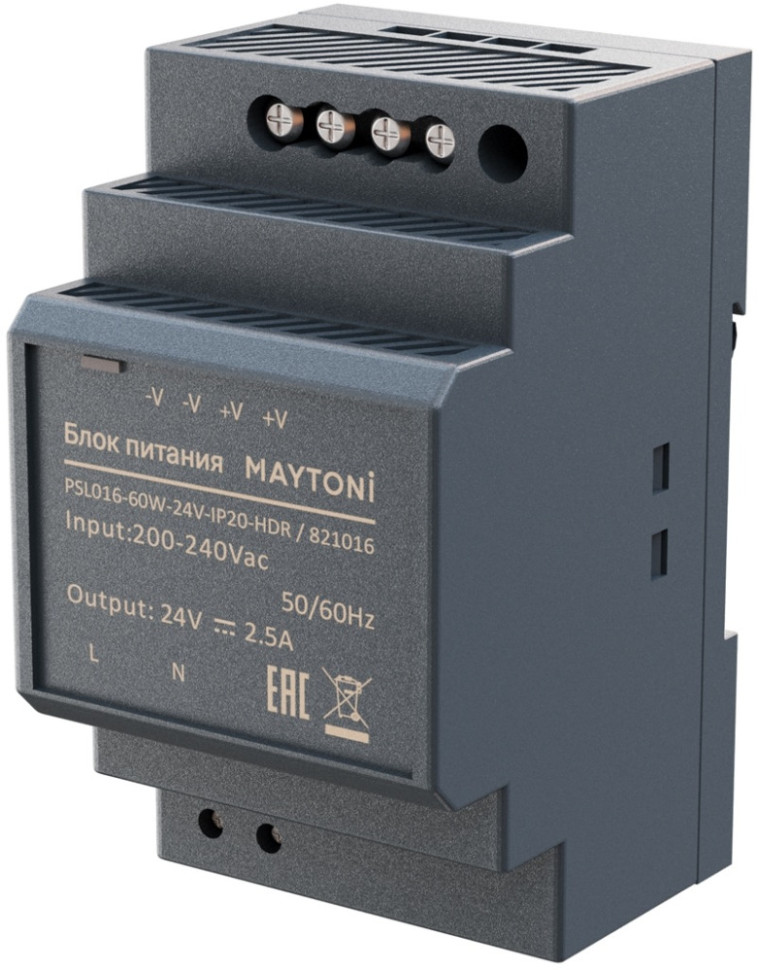 Блок питания Блоки питания 24В 821016 Maytoni
