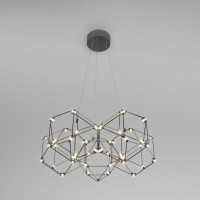 Подвесной светодиодный светильник Eurosvet Uma 90169/5 черный жемчуг