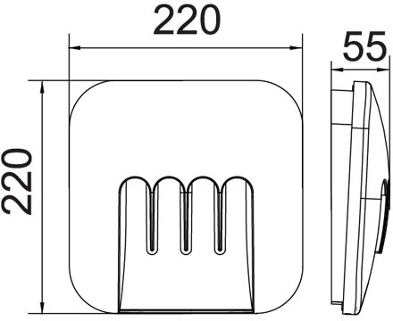 Архитектурная подсветка SIDNEY LED W1872 CB Oasis Light