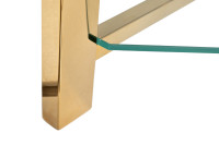 Стеллаж прозрачное стекло/золото Стеллаж прозрачное стекло/золото