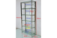 Стеллаж прозрачное стекло/золото Стеллаж прозрачное стекло/золото