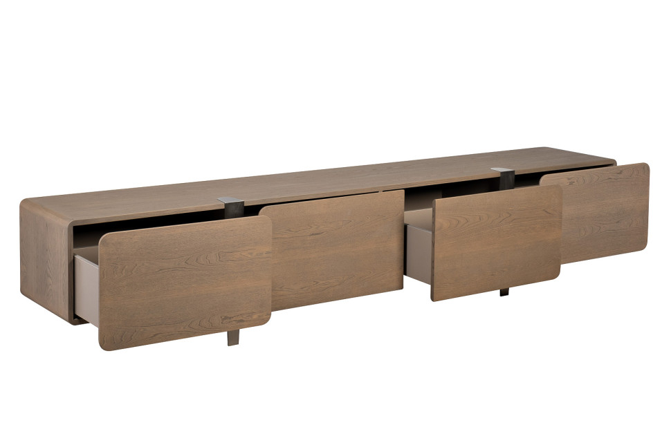 Тумба под телевизор Smooth шпон ясеня