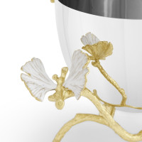 Ваза для конфет Michael Aram "Butterfly Ginkgo Gold", 13 см, 600 мл