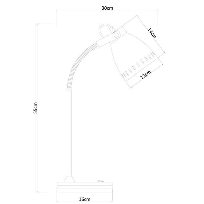 Интерьерная настольная лампа Luned A2214LT-1AB Arte Lamp