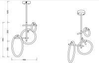 Потолочная люстра Jessy ZRS.01043.03 Zortes